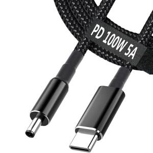 C타입 to DC 컨버터 브레이드 고속 100W PD 전원 충전기 공급 코드  델 보스트로 12 17 11 XPS 14 3000  4.
