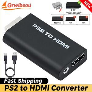플스호환-HDMI 호환 어댑터 오디오 비디오 변환기 480i/480p/576i  3.5mm 플러그 앤 플레이 포함  지원