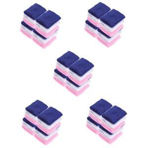 발라쿠 60pcs 탄력 손목 스웨트 밴드 스포츠 손목 브레이서 운동 손목 밴드 편안한 랩 남성 테니스
