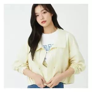 플라스틱아일랜드 PS2WZ461 하이넥 변형 블루종 점퍼 1238322