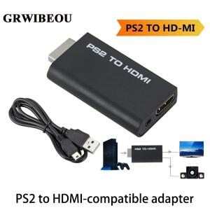 GRWIBEOU 플스호환-HDMI 호환 오디오 비디오 컨버터 어댑터 480i/480p/576i   플스호환 디스플레이 모드용