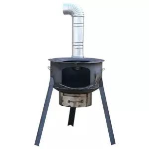 전원 주택 아궁이 장작 화덕 소각로 전원주택 난로 드럼통