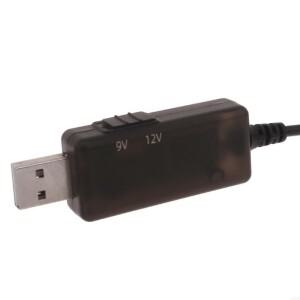 29ED USB 부스트 전압 WiFi 라우터 케이블 DC5V ~ 9V 12V 5.5mmx2.1mm 스피커 카메라 용 스텝 업 컨버터 코