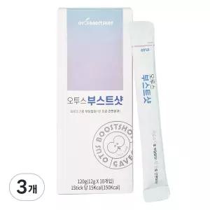 오투스커피 부스트샷 10p 120g 3개 선물세트 시댁 모임 추석 가족 설날