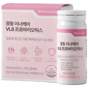 광동 이너케어 VL8 특허 여성 질 유산균 1박스 30정 선물세트 추석 모임 가족 친정 한가위