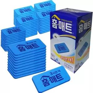 해충 퇴치 패드 여행용 휴대용 모기약 살충제 리필 패드 침실 야외 15시간 유인제 60매 모기채 가정용