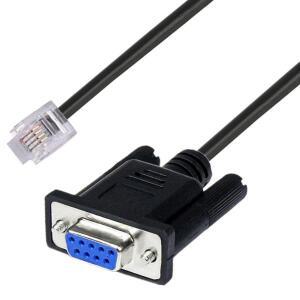 APC AP7800 RS232 940-0144A 1.8M용 6FT DB9 - RJ11 6P4C 직렬 콘솔 케이블