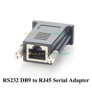 RJ45-DB9 남 크로스오버 시리얼 어댑터 ocent ADB0037 RS232 콘솔 컨버터와 호환 Cyclades 서버 라우터용