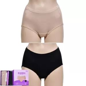 트라이 편안한 60수 면스판 위생 맥시 팬티 3매입0073fs