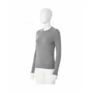라코스테 여성 슬림핏 립조직 크루넥 스웨터 AF2576-54N CCA 241332
