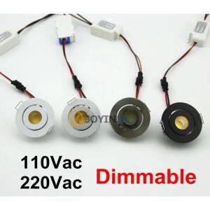 조이인LED  미니 다운라이트 3W COB 소형 매입형 천장  캐비닛 조명 (40-45mm 구멍용) LED 스포트라이트 새