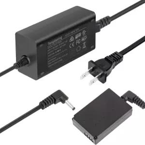 EOS M M2 M0 M50 II M00 M200 키스 카메라용 Tenaxing AE2 전원 어댑터 LPE2 유선 더미 배터리 키트