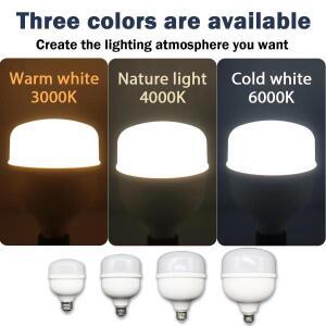 LED 전구 E27 기본 AC 120V 램프 50W 20W 30W 40W Lampada 빛 Bombilla 스포트라이트 조명 홈 derection