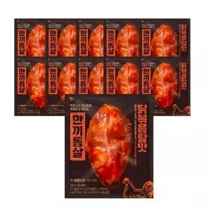 한끼통살 통살 닭가슴살 소스 닭볶음탕맛 100g 10개