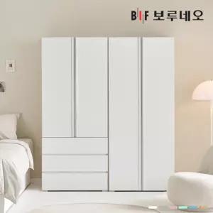 [착불] 보루네오 리키 1600 J세트 옷장 이불장 미니 아이 작은방 서랍 원룸 슬림
