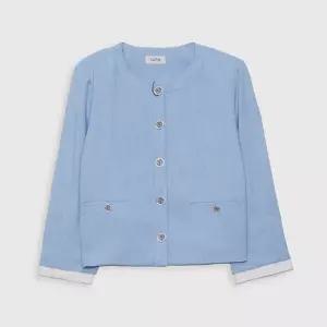 [클라비스] 셔츠매칭 린넨라이크 자켓(7부 RE) (CVJKD3702Q-T)