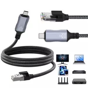 랜커플러 랜선 커플러 분배기 8M USB TYPE PC용 TYPEC 케이블 노트북 LAN