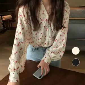 [하프클럽/]플로럴 이지 롱티시폰 드레스셔츠
