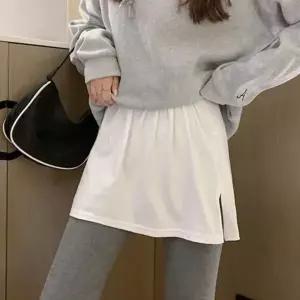[하프클럽/]인조 레이어드티밴드 플레어스커트 베스트 허리밴딩