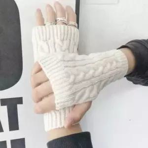 오픈핑거 니트 핸드워머 손목토시 겨울 좋은신축성 miq2+7JCj