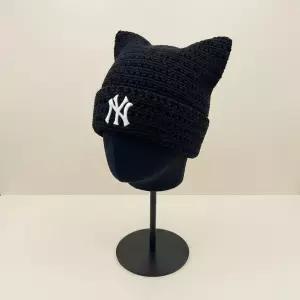 MLB 키즈 미야옹 크로셰 비니 뉴욕양키스 BLACK 7FBNB0163 50BKS