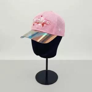 MLB 키즈 미러 챙배색 올메쉬 볼캡 뉴욕양키스 PINK 7ACPB1063 50PKS
