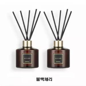 대용량 퍼퓸 실내 디퓨저 500ml 2개-블랙체리 로맨틱향-사무실 학교 거실 카페 향수 방향제 집들이 선물