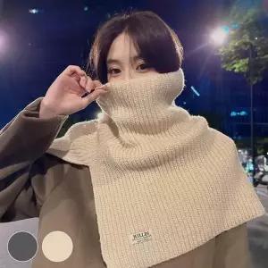 가을 겨울 망토 여자 니트 숄더 넥워머 여자망토 머플러