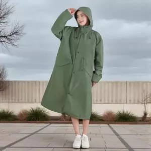 EAS 트렌드 남녀공용 바람막이 레인코트 XL 그린 우의