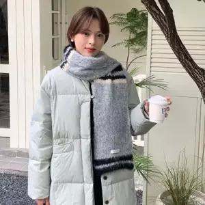 베리 울 머플러 부클 니트 여성 목도리 남성 뽀글이