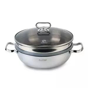 [NS홈쇼핑]키친플라워 찜냄비 인덕션 찜솥 찜기 찜통 냄비 26cm[35912863]