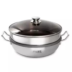 [NS홈쇼핑]키친아트 인덕션 찜솥 찜 냄비 스텐 냄비 36cm[35913076]