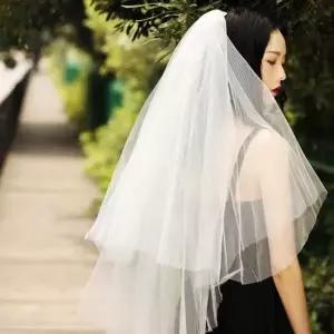 짧은 숏 면사포 브라이덜샤워 미니 웨딩 베일 리마인드웨딩베일 브라이덜샤워베일