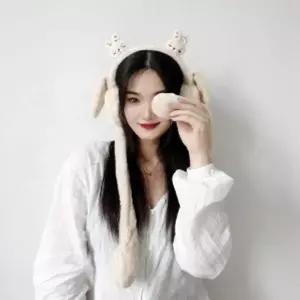 쫑긋 토끼 움직이는 귀마개 패션 겨울 귀도리 겨울귀도리
