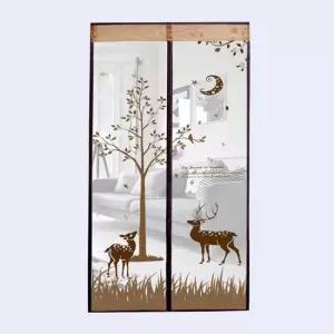 사슴 문모기장(100x210cm) 현관모기장 모기장 방충망