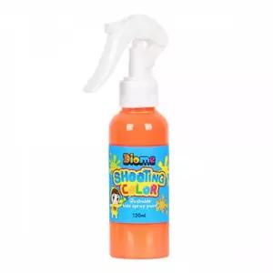 키즈맘아트 미술놀이 스프레이 물감 슈팅 컬러 120ml (형광주황)