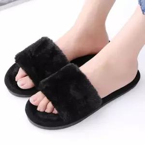 편한 데일리 겨울 슬리퍼 보세 캐주얼 털 신발 코디 겨울슬리퍼근무신발