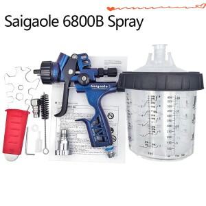 Saigaole 6800B 스프레이 건 자동차 마감 높은 안개 페인트 판금 산업용 가구