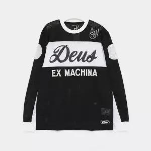 (백화점상품)Deus ex machina 데우스엑스마키나 세이버 모토 저지 롱슬리브 긴팔 남성 티셔츠 DMF81562 BLK