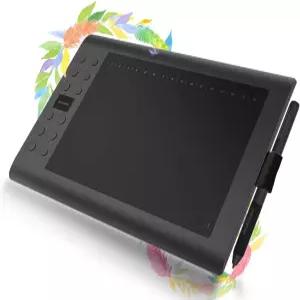 드로잉 태블릿 GAOMON M106K PRO 10 x 6.25 인치 대형 그래픽 디지털 아트 12 개의 바로 가기 키 배터리