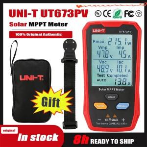 UNI-T UT673PV 태양광 MPPT 미터 광전지 모듈 최대 전력 테스터 LCD 리드 포함 재고 있음