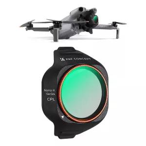 DJI Mini 5 Pro와 호환되는 K F 컨셉 원형 편광판 CPL 필터 28개의 멀티 코팅 HD 광학 유리가 장착된 드론