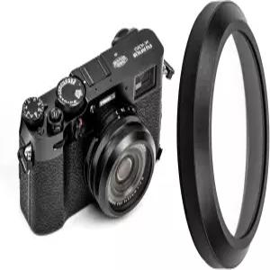 후지 후지필름 X100VI / X100V X100F X100T X100S X100 - 49mm 렌즈 프로텍터 카메라 필터(블랙)용 NiSi NC