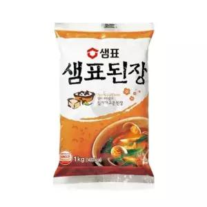 친절한탄씨 bns 샘표된장 500g X 12개 구수한 찌개 된장국 한식된장 구수한 된장찌개 콩된장 찌개된장