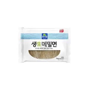 친절한탄씨 bns 면사랑 생메밀면 전문점용 1Kg X 5개 소바면 막국수 생메밀국수 막국수 여름별미 소바면