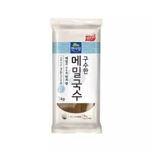 친절한탄씨 bns 면사랑 구수한 메밀국수 1kg X 7개 메밀면 막국수 막국수 메밀면 메밀소바 비빔국수면