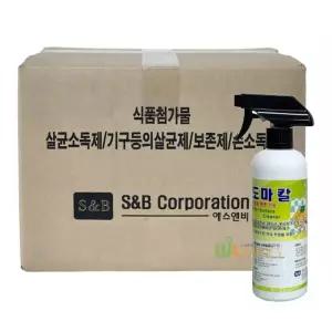 도마칼 살균소독제 스프레이형 무알콜 500mlx20개 주방용 소독제 대용량 업소용