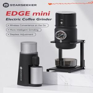 STARSEEKER EDGE 미니 휴대용 전기 커피 그라인더 38mm 콘 버 무단계 조절 가능 Type-C 홈 야외 여행 슈트