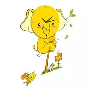 월엘프 데코시계 아이방 인테리어 벽시계 소심코끼리 인테리어시계 인테리어벽시계
