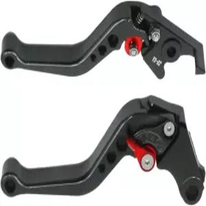Zreneyfex CB300F 숏 브레이크 클러치 레버 세트 혼다 CB300FA GROM MSX125 Monkey 125 18-19 블랙 의